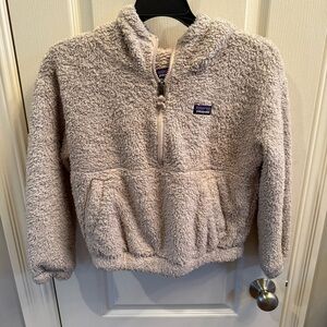 Patagonia Los Gatos Kids Fleece Pullover - Cream. Size Large